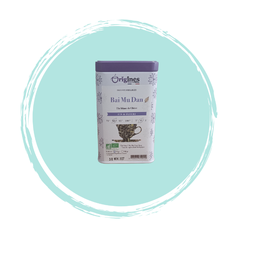 Bai Mu Dan - Thé blanc Bio de Chine - Boîte Métal 50g