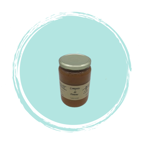 Compote de pommes bio