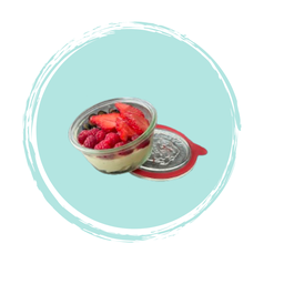 Verrine fruits rouges